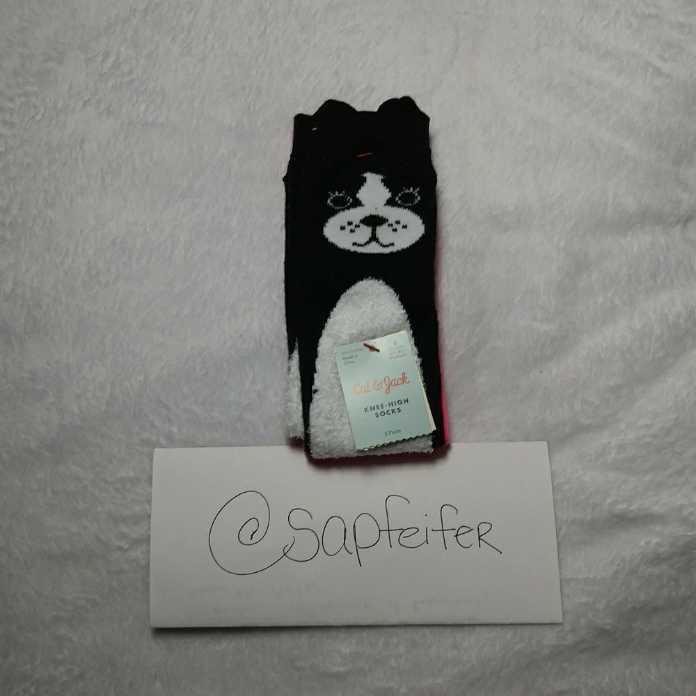 2 Pair Cat & Jack Knee High Socks